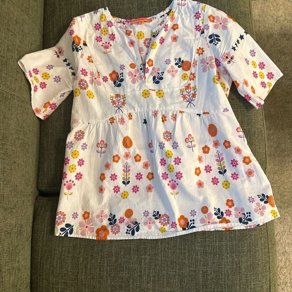 Aroa Padua Print Poplin Shirt by Vilagallo. - Picture 4 of 6